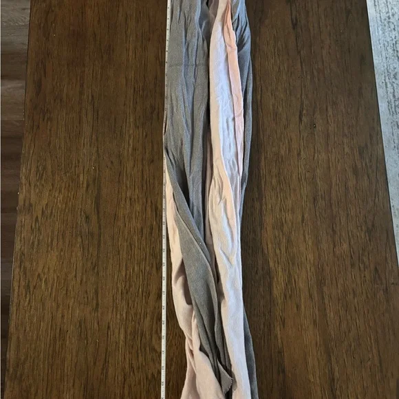 Gray and Pink Scarf - Picture 4 of 5